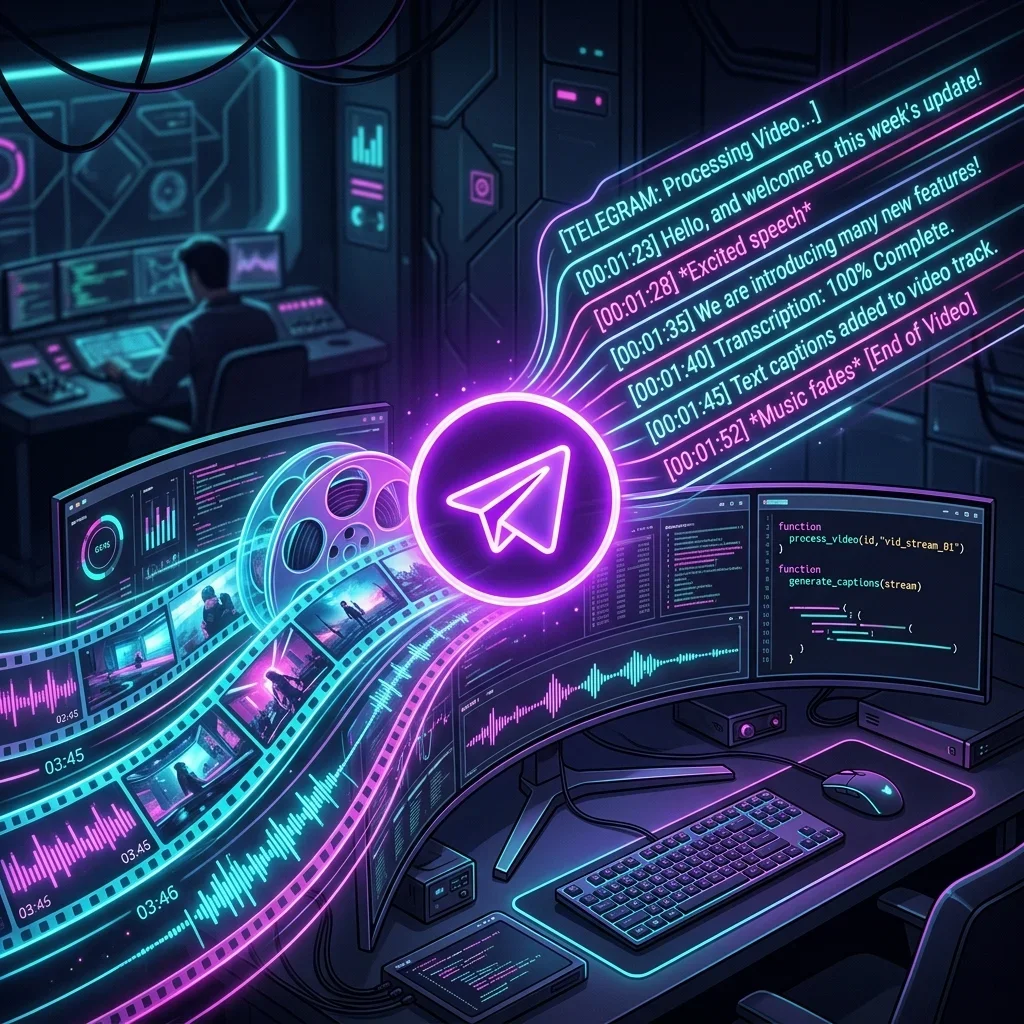 How to Build a Telegram Video Transcriber & Subtitle Generator Bot in 2026