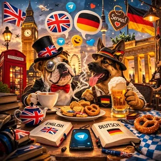 Global English & German Hub telegram Group link
