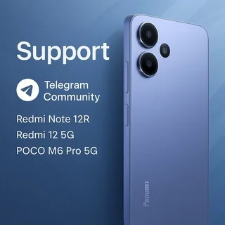 Redmi 12 5G/Poco M6 Pro 5G/Redmi Note 12R [OFFICIAL] telegram Group link