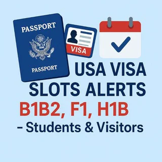 USA Visa Slots Updates📅 - B1B2, F1,H1b - Students & Visitors etc.. - Channel with 1139 channels in Travel/Local/Place